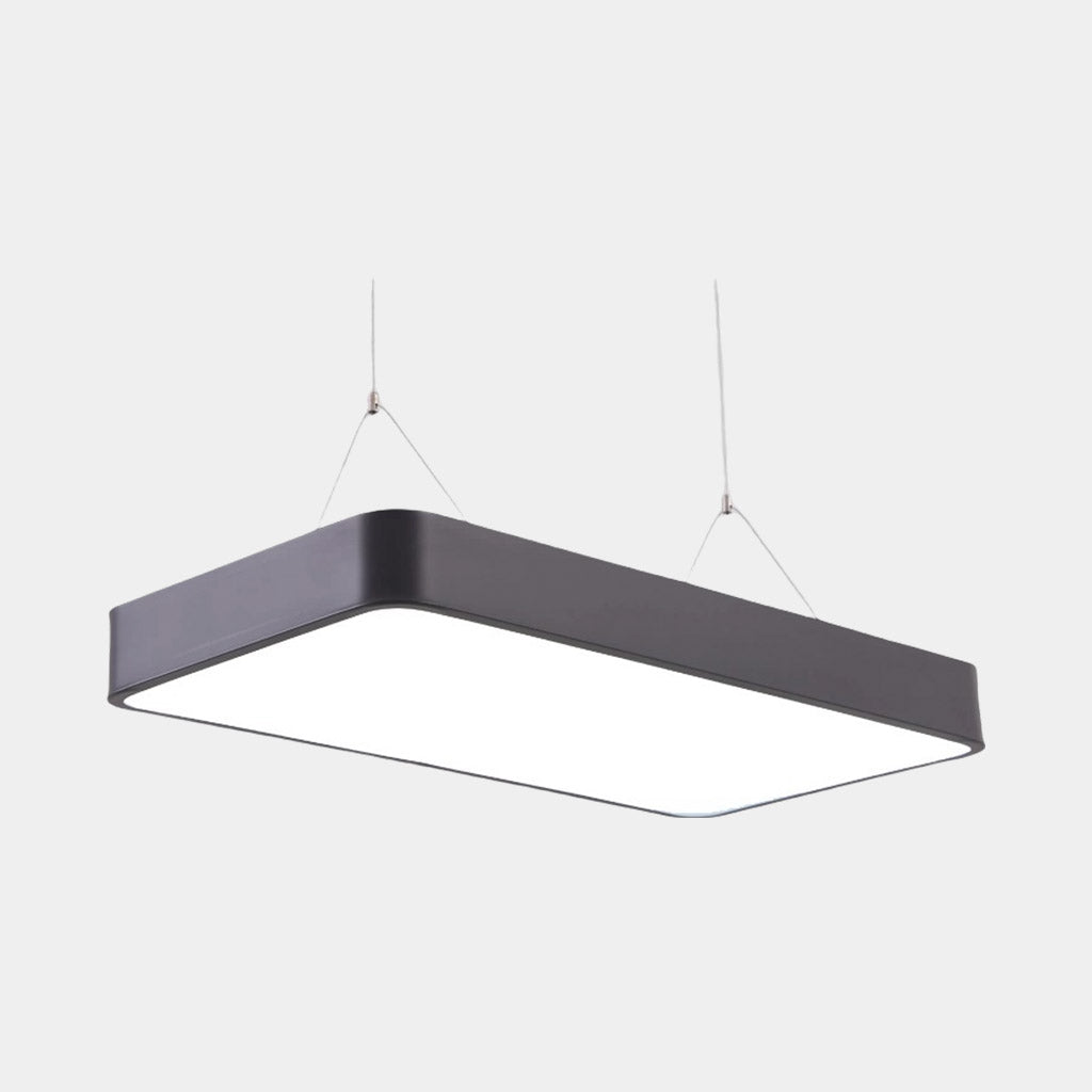 A medál fény minimalista fényes téglalap vezetett irodához