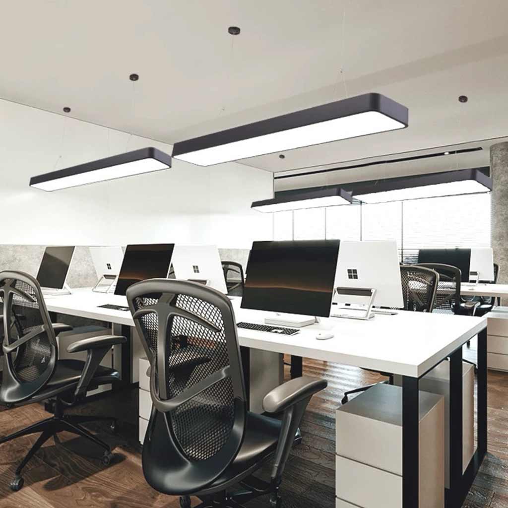 Pendant Light Minimalist Bright Rectangle Office