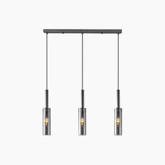 Pendant Light Minimalist Copper Crystal 3 Tubes