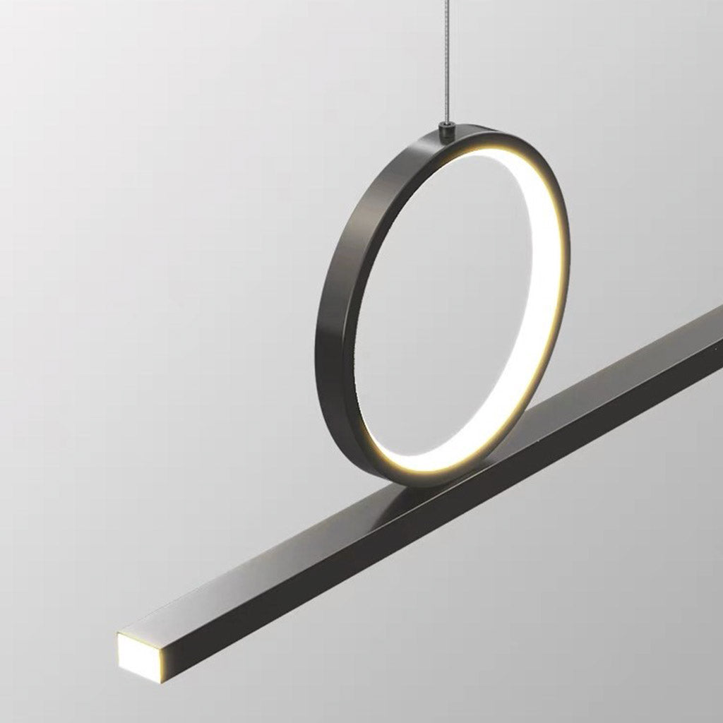 Pendant Light Minimalist Geometric Linear Detail
