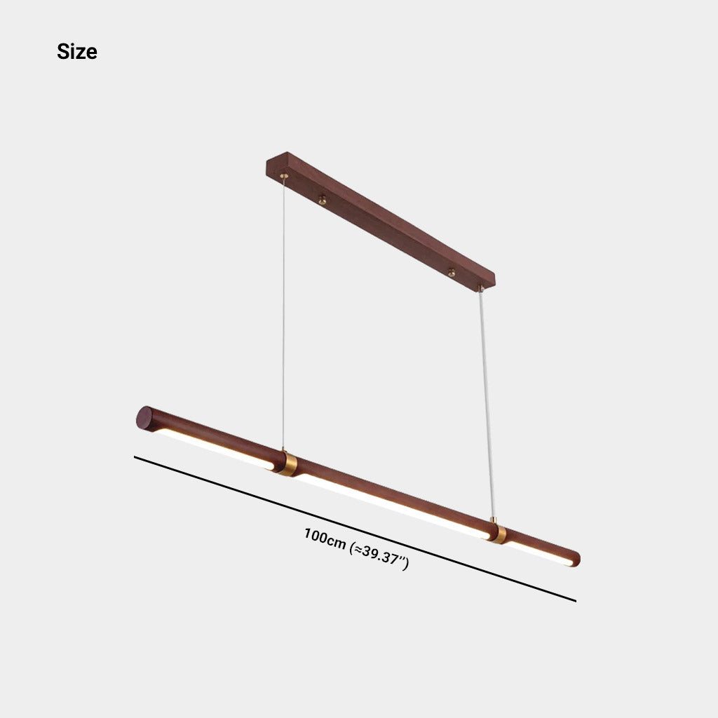 Pendant Light Minimalist Long Linear LED Size