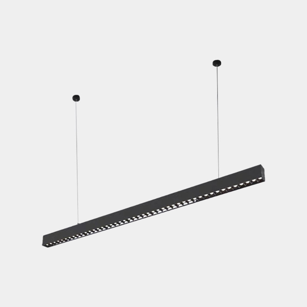 Suspension LED linéaire minimaliste à longue bande pour bureau