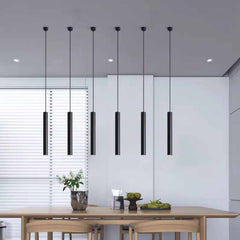 Pendellampa Minimalistisk Rörledningscylinderrör LED