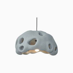 Pendant Light Minimalist Wabi Sabi Cement Hollow Grey