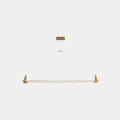 Pendant Light Modern Brass Long Bar Linear LED