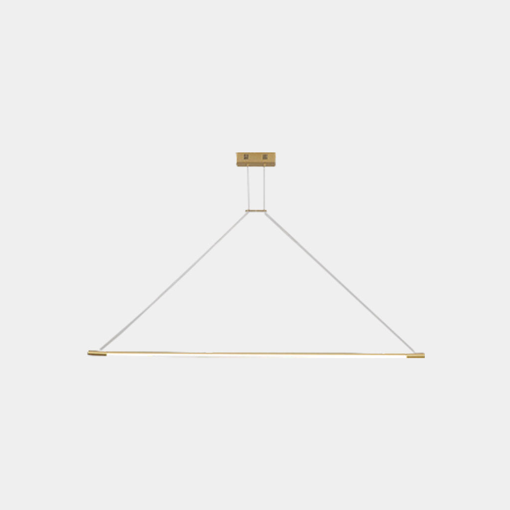 Pendant Light Modern Brass Long Bar Linear