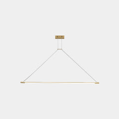Pendant Light Modern Brass Long Bar Linear