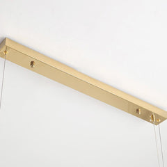 Pendant Light Modern Dining Linear Crystal LED Canopy