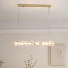 Pendant Light Modern Dining Linear Crystal LED Room