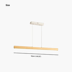 Pendant Light Modern Linear LED Dimmable Size