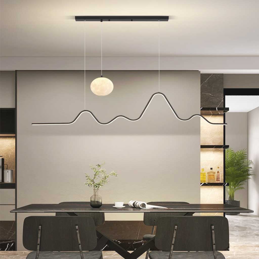Wavy Ceiling Light