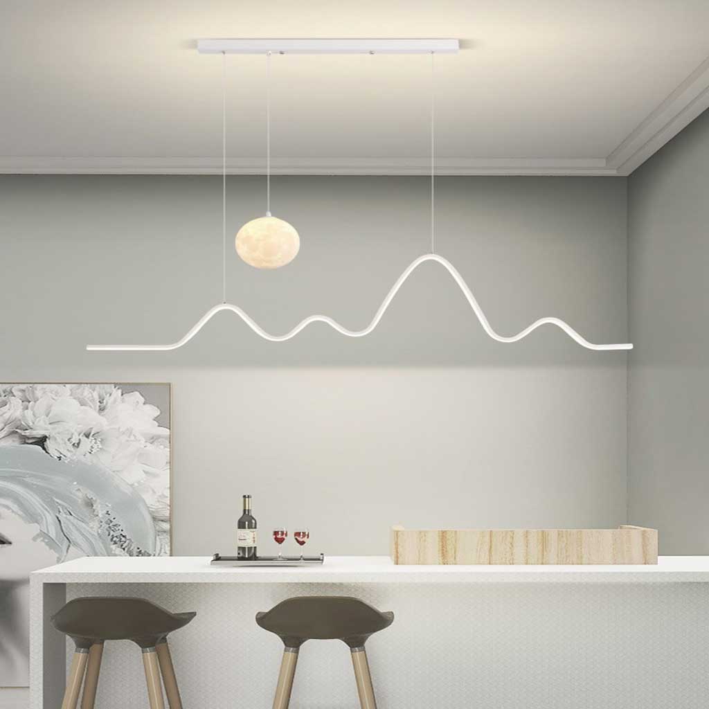 Wavy Ceiling Light