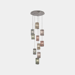 Pendant Light Luxury Multiple Colorful Crystal Cubes