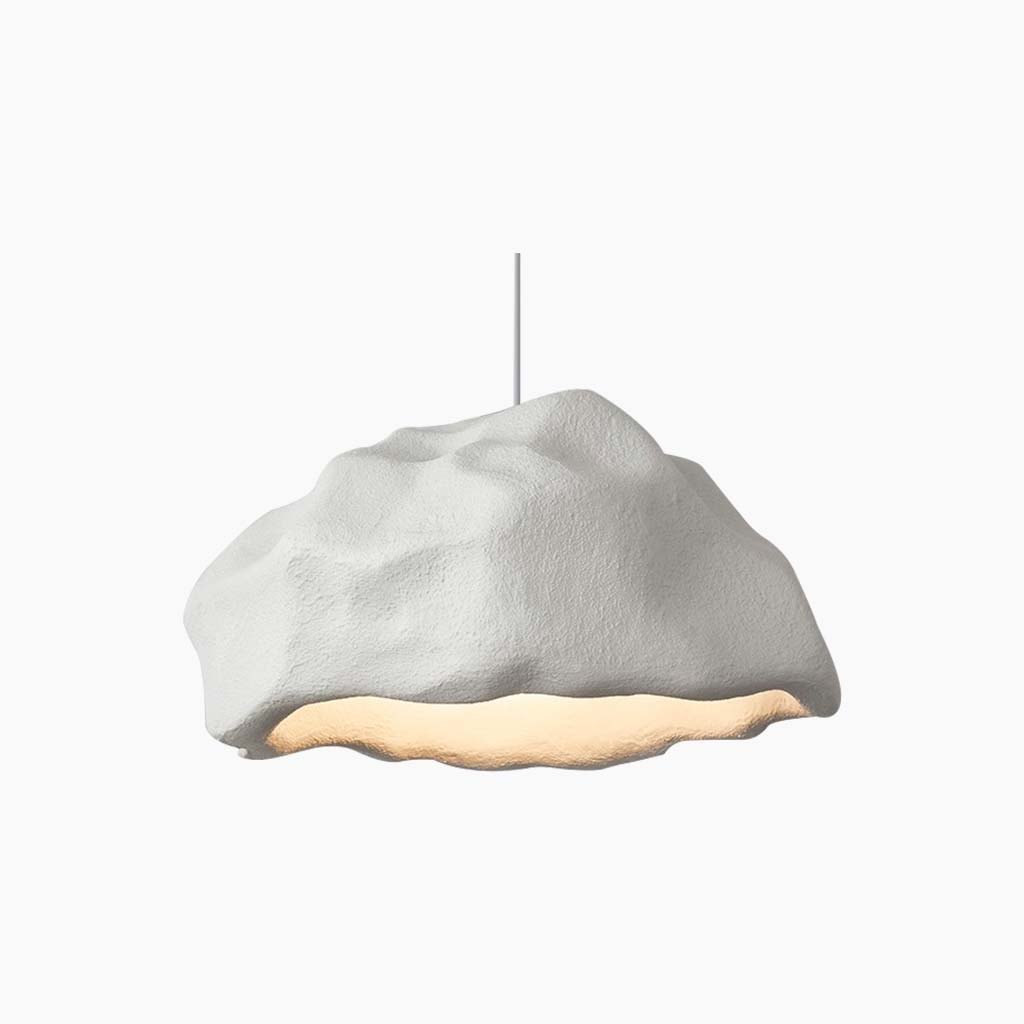 Pendant Light Natural Rock White