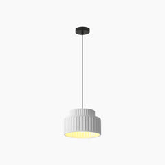 Pendant Light Nordic Cream Pleated White