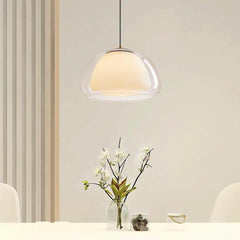 Pendant Light Nordic Dome Clear Glass Jelly Dining Table