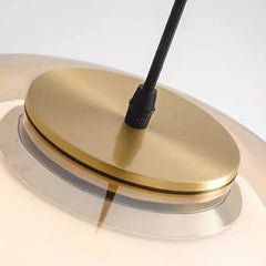 Pendant Light Nordic DomeClear Glass Jelly White Detail