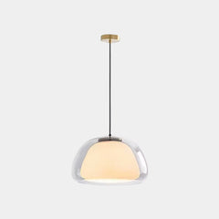 Pendant Light Nordic Dome Clear Glass Jelly White 