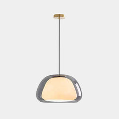 Pendant Light Nordic Dome Clear Glass Jelly, 3 Colors