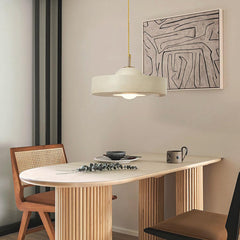 Pendant Light Nordic Round Resin Beige Dining Room