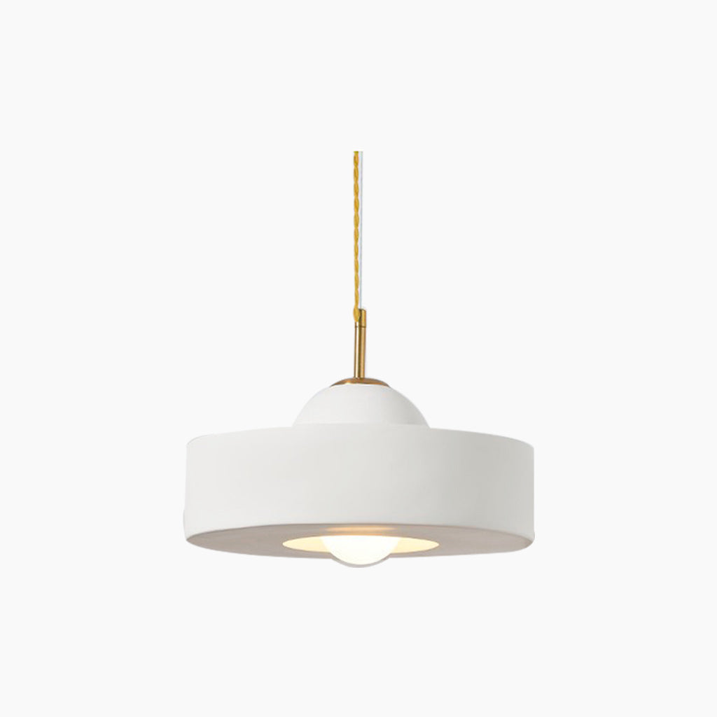 Pendant Light Nordic Round Resin White