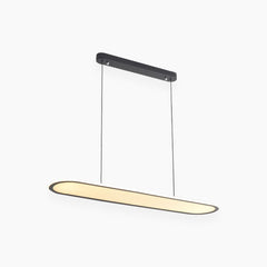 Pendant Light Oval Rectangle Bright Black