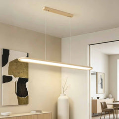 Pendant Light Modern Rounded Rectangle Linear LED Dimmable