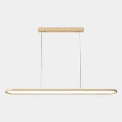 Pendant Light Modern Rounded Rectangle Linear LED Dimmable