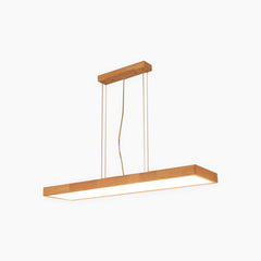 Pendant Light Rectangle Wood Rectangle Canopy