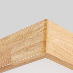 Pendant Light Rectangle Wood
