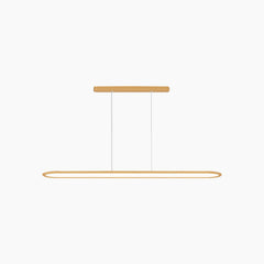 Pendant Light Rounded Rectangle Linear LED