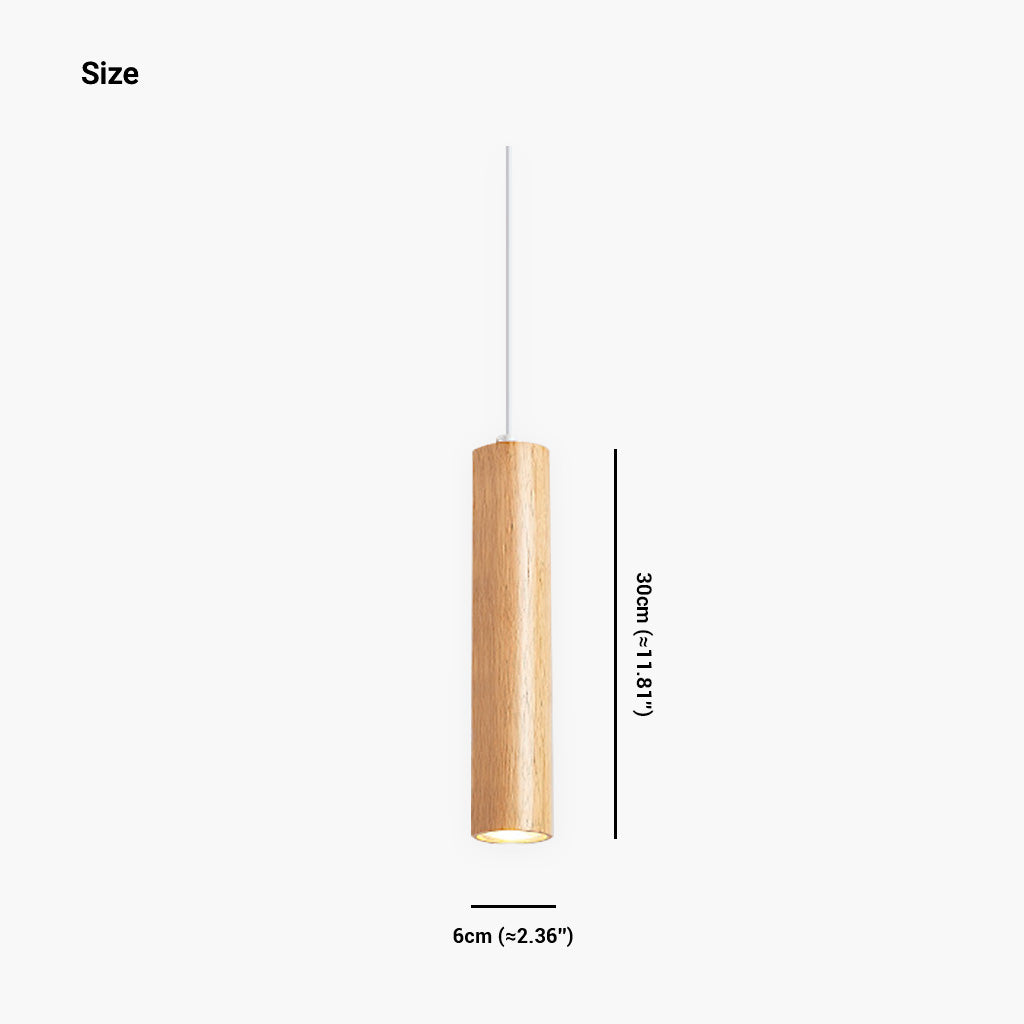 Pendant Light Spotlight Cylinder Tube Log Color Size
