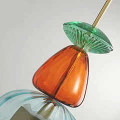 Pendant Light Stained Glass Bell