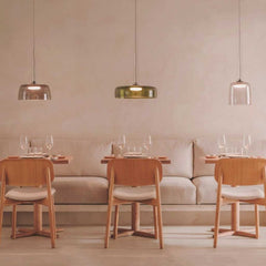 Pendant Light Tiered Glass LED Dining Table