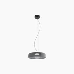 Pendant Light Tiered Glass LED Grey Large