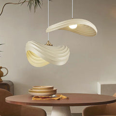 Pendant Light Unique Wabi-Sabi Beige Dining Table