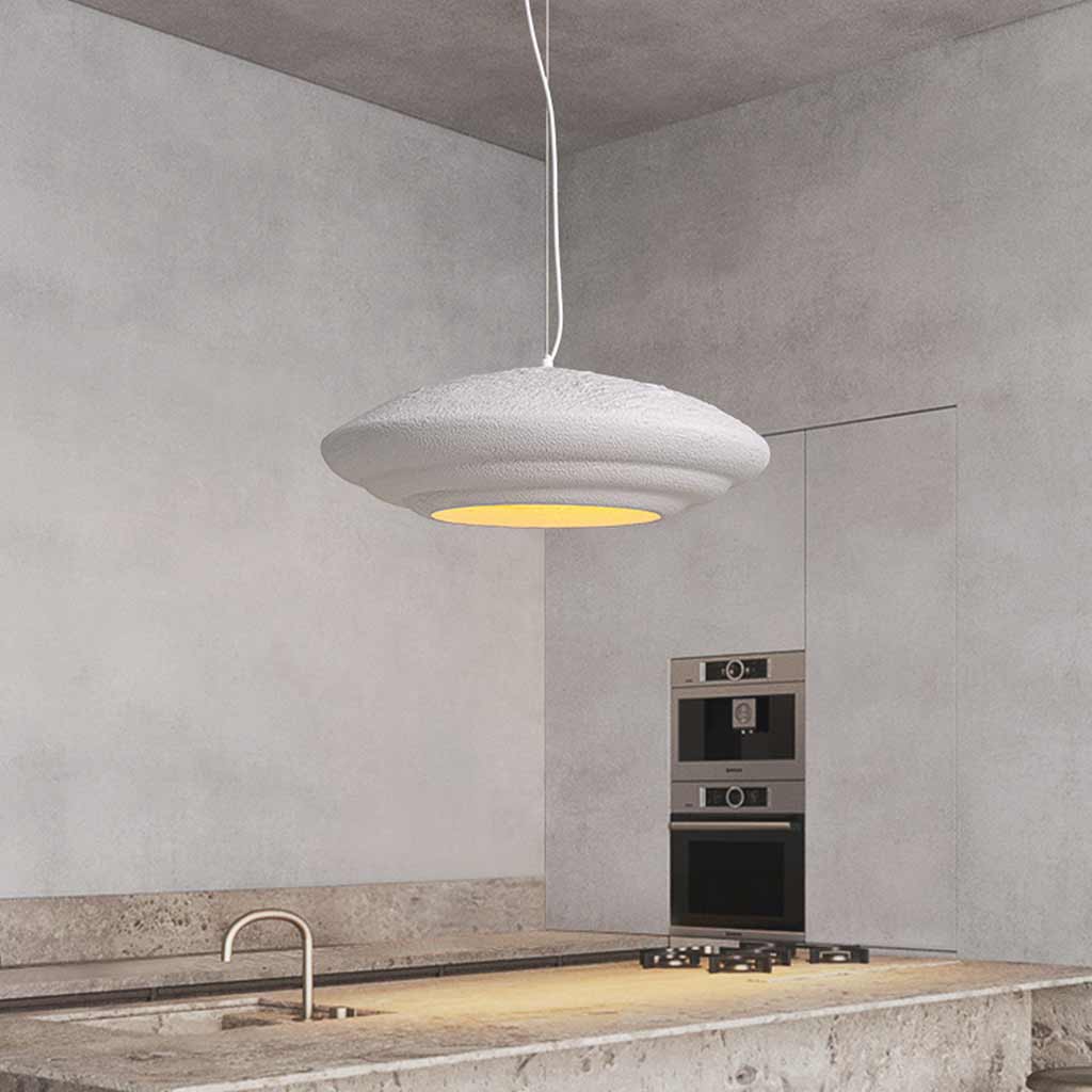Pendant Light Unique Wabi Sabi Cement Kitchen