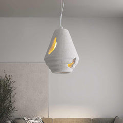 Pendant Light Unique Wabi Sabi Cement Living Room