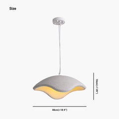 Pendant Light Unique Wabi Sabi Cement Size