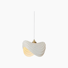 Pendant Light Unique Wabi-Sabi White Cutout