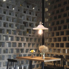 Pendant Light Vintage Clear Glass Single Head Dining Table