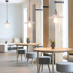 Pendant Light Vintage ClearGlass Single Head Restaurant