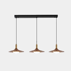 Pendant Light Vintage Flying Saucer LED Dimmable 3 Heads