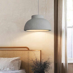 Pendant Light Wabi Sabi Bowl Grey Bedroom