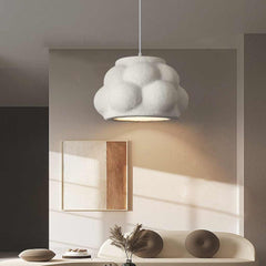 Pendant Light Wabi Sabi Bubble White Living Room