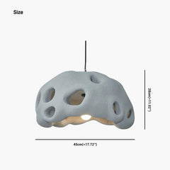 Pendant Light Wabi Sabi Cement Hollow Size