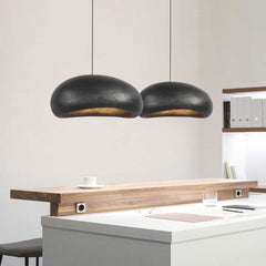 Pendant Light Wabi-Sabi Cloud Black Kitchen Island