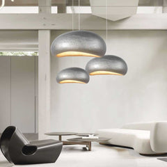 Pendant Light Wabi-Sabi Cloud Silver Living Room