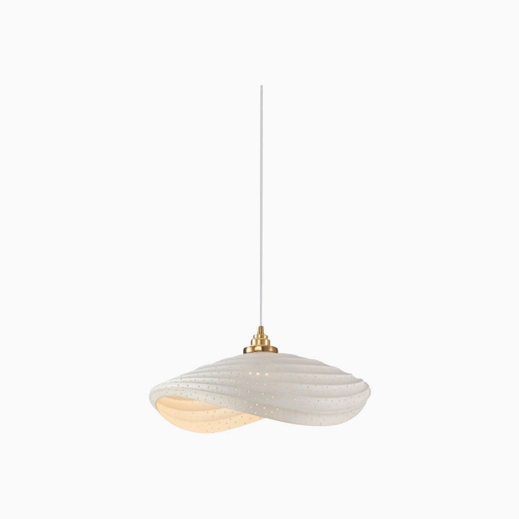 Hanglamp Wabi-Sabi Crème Witte Uitsnede