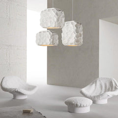 Pendant Light Wabi-Sabi Cube Living Room